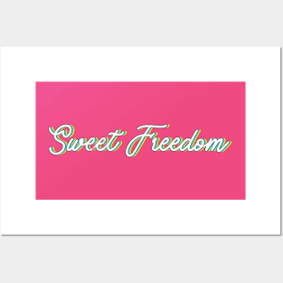 Sweet Freedom - Retro Faded Style Posters and Art